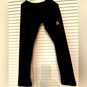 Skating Designs black fleece skating pants